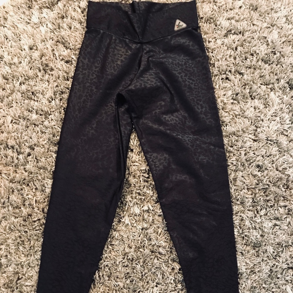 Up Vibe Brazilian Black Womens Leggings